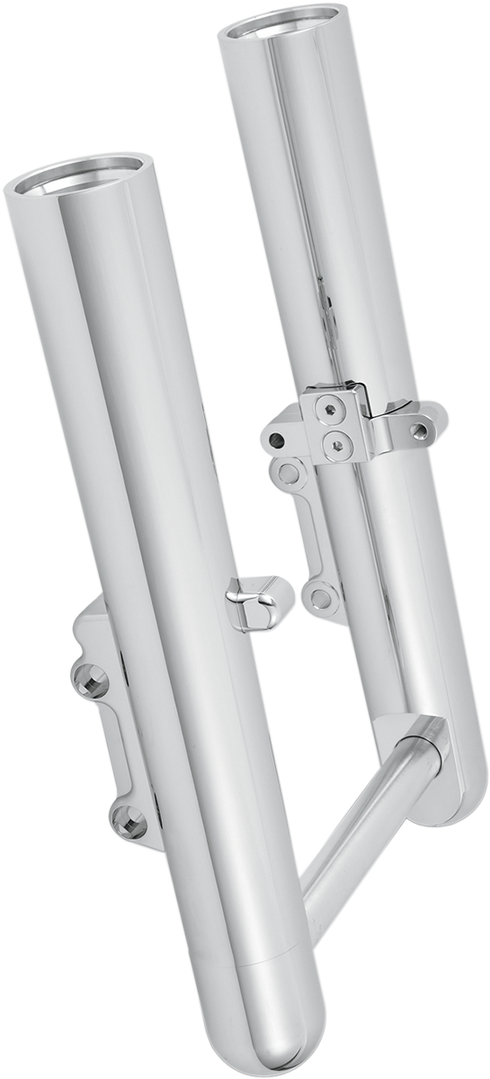 ARLEN NESS Fork Legs - Chrome - Smooth - Dual Disc - '00-'07 FLT 06-503