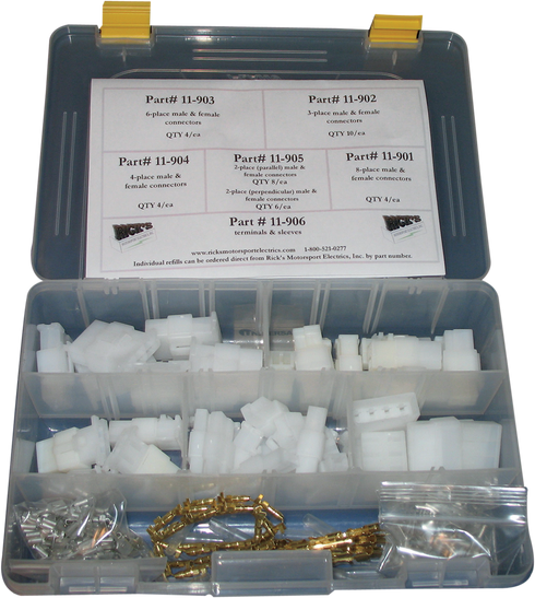 RICK'S MOTORSPORT ELECTRIC Wire Connectors/Terminals Kit 11-501