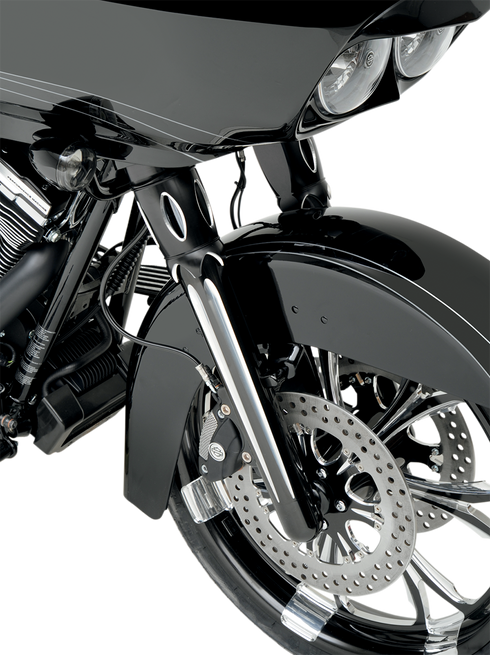 ARLEN NESS Fork Legs - Black Anodized - Deep Cut - Dual Disc - '08-'13 FLT 06-511