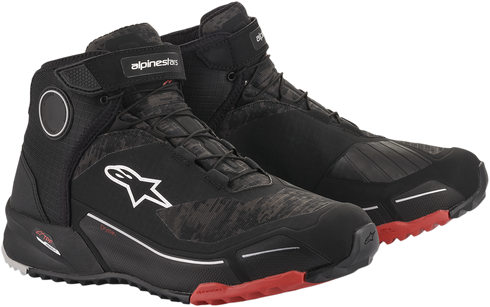 ALPINESTARS CR-X Drystar? Shoes - Black/Camo/Red - US 9 / EU 42 26118209939