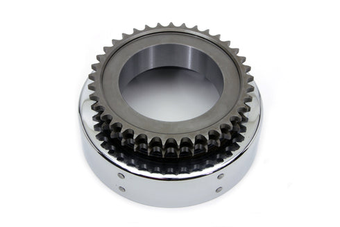 York Chrome Kick Start Clutch Drum - 18-0526