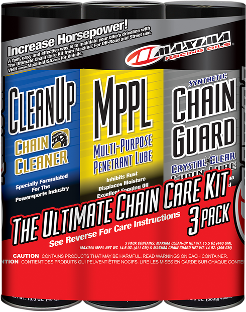MAXIMA RACING OIL Synthetic Chain Care Kit - Aerosol 70-779203
