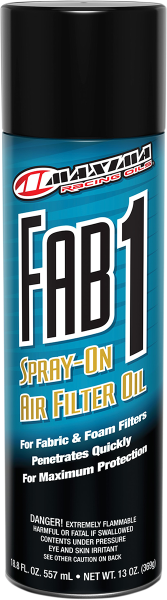 MAXIMA RACING OIL Fab1 Filter Oil - 13 oz. net wt. - Aerosol 61920