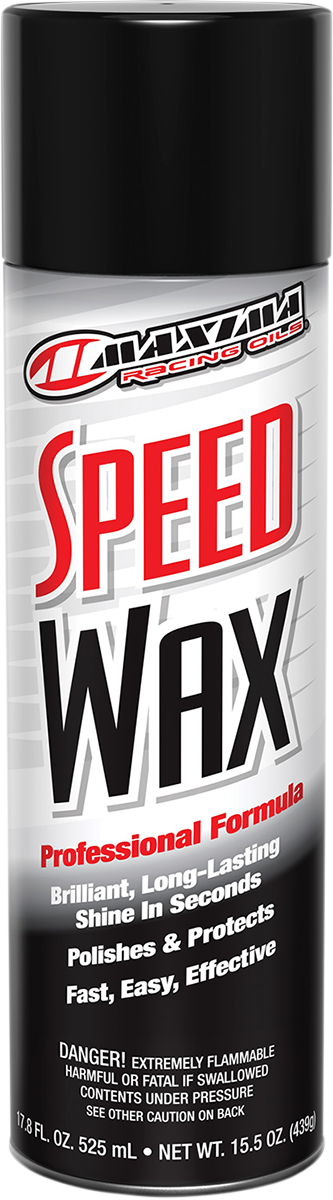 MAXIMA RACING OIL Speed Wax Detailer - 15.5 oz. net wt. - Aerosol 70-76920