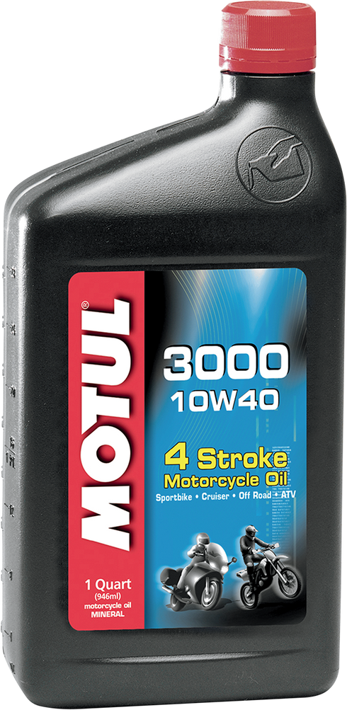 MOTUL 3000 Mineral 4T Engine Oil - 10W-40 - 1 liter 107672