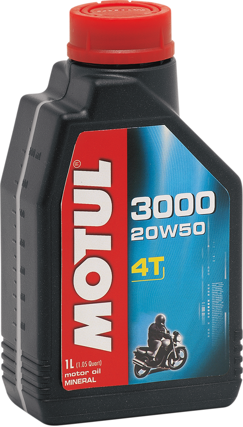 MOTUL 3000 Mineral 4T Engine Oil - 20W-50 1 liter 107318