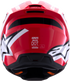 ALPINESTARS Sm3 Heat Helmet Red/White/Black Glossy 2x - 482-001182X