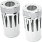 ARLEN NESS Fork Boot Covers - Chrome - Deep Cut - FLHTD 20-012