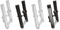 ARLEN NESS Fork Legs - Black Anodized - Hot Legs - Custom Single Disc - Smooth - '08-'13 06-521