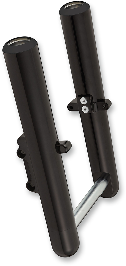 ARLEN NESS Fork Legs - Black Anodized - Hot Legs - Custom Single Disc - Smooth - '00-'07 06-523