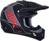 AFX FX-17 Helmet - Aced - Matte Black/Red - Medium 0110-6485