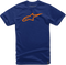 ALPINESTARS ALPINESTARS Ageless T-Shirt - Navy/Orange - XL 1032720307032XL - 3030-18662