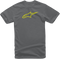 ALPINESTARS ALPINESTARS Ageless T-Shirt - Charcoal/Hi-Vis Yellow - XL 1032720301855XL - 3030-18979