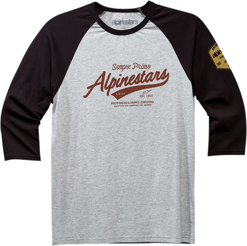 ALPINESTARS ALPINESTARS Script T-Shirt - Black/Heather Gray - XL 1230715051028XL - 3030-19405