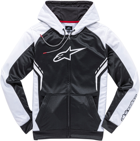 ALPINESTARS ALPINESTARS Strike Zip Hoodie - Black/White - XL 1019531021020XL - 3050-4957