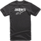ALPINESTARS ALPINESTARS Heritage Blaze T-Shirt - Black - Large 1038-72002-10-L - 3030-16716