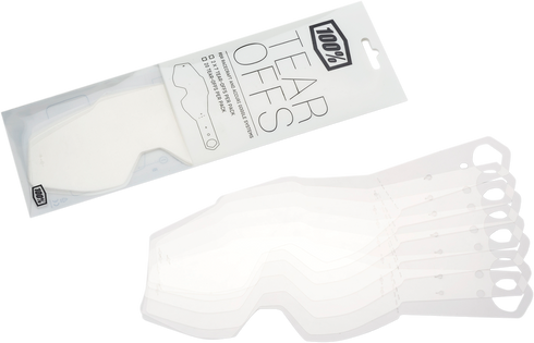 100% Accuri/Racecraft/Strata Tear-Offs - Laminated - (2) 7 Pack 59013-00001