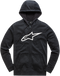 ALPINESTARS ALPINESTARS Ageless II Zip Hoodie - Black/White - Medium 103853052-1020M - 3050-4463