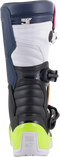 ALPINESTARS Youth Tech 3S Boots - Black/Blue/Pink/White/Yellow - US 8 / EU 42 2014018-1176-8