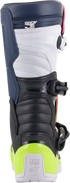 ALPINESTARS Youth Tech 3S Boots - Black/Blue/Pink/White/Yellow - US 8 / EU 42 2014018-1176-8