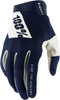 100% Ridefit Gloves - Navy/White - XL 10010-00028