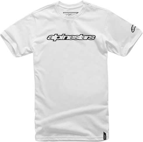 ALPINESTARS ALPINESTARS Wordmark T-Shirt - White/Black - 2XL 10367201520102X - 3030-14438