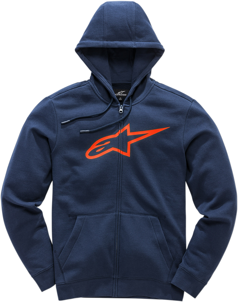 ALPINESTARS ALPINESTARS Ageless II Zip Hoodie - Navy/Red - Medium 1038530527030M - 3050-4975