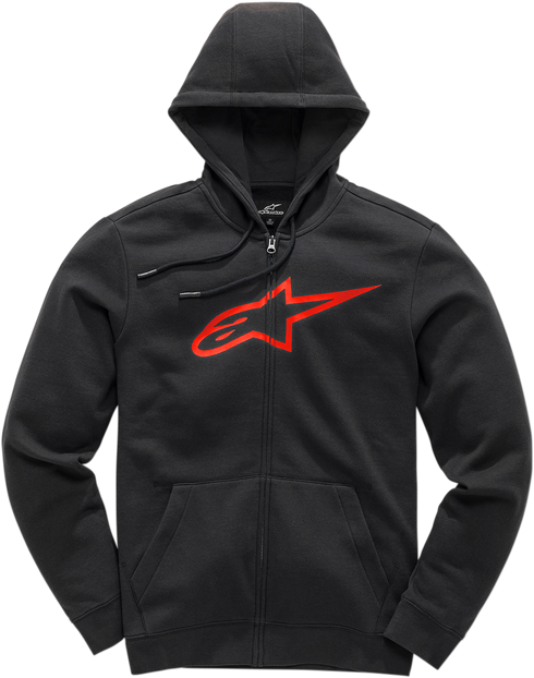 ALPINESTARS ALPINESTARS Ageless II Zip Hoodie - Black/Red - XL 1038530521030XL - 3050-5301