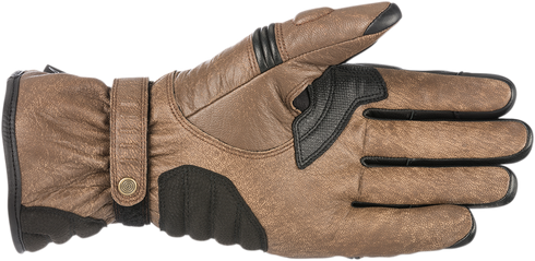 ALPINESTARS Cafe Divine Drystar? Leather Gloves - Brown/Black - 3XL 3528318-82-3X