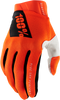 100% Ridefit Gloves - Fluorescent Orange - Small 10010-00005