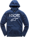 ALPINESTARS ALPINESTARS Ride 2.0 Hoodie - Navy/White - XL 1119510007020XL - 3050-5055