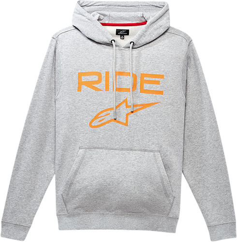 ALPINESTARS ALPINESTARS Ride 2.0 Hoodie - Gray/Orange - XL 1119510001141XL - 3050-5435