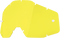100% Accuri/Strata/Racecraft Lens - Yellow 51001-004-02
