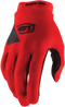 100% Ridecamp Gloves - Red - Small 10011-00020