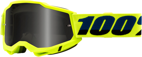 100% Accuri 2 Sand Goggle - Fluo Yellow - Smoke Lens 50020-00003
