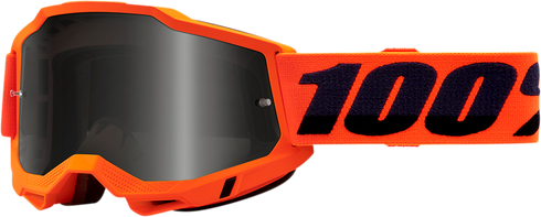 100% Accuri 2 Sand Goggle - Neon Orange - Smoke Lens 50020-00004