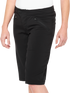 100% Women's Ridecamp Shorts - Black - Small 40037-00000