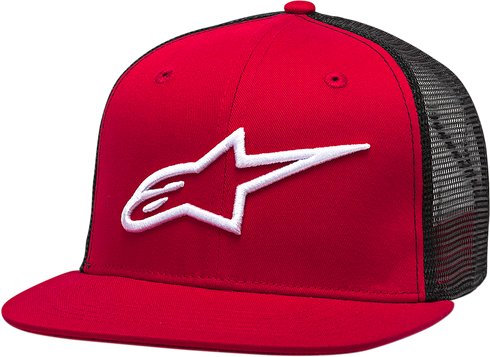ALPINESTARS ALPINESTARS Corp Trucker Hat - Red/Black - One Size 1025810033010OS - 2501-3195