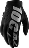 100% Women's Brisker Gloves - Black/Gray - XL 10005-00004