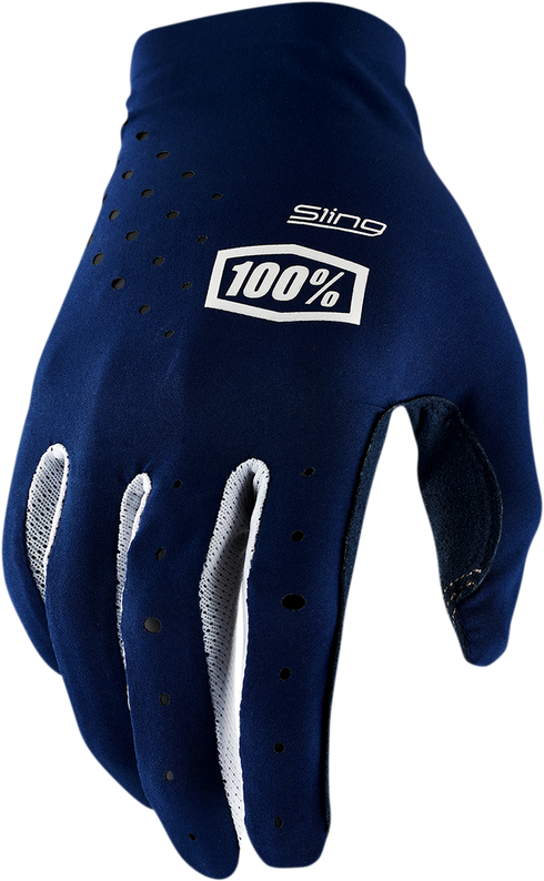 100% Sling MX Gloves - Navy - XL 10023-00013