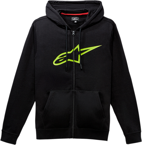 ALPINESTARS ALPINESTARS Ageless II Zip Hoodie - Black/Green - XL 1038530521060XL - 3050-5427