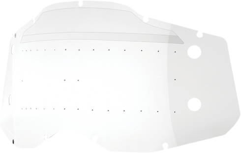 100% Accuri 2/Racecraft 2/Strata 2 Forecast Lens - With Bumps - Clear 59100-00001