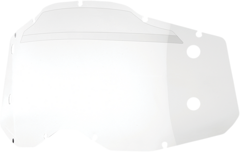 100% Accuri 2/Racecraft 2/Strata 2 Forecast Lens - Clear 59099-00001