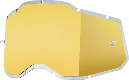 100% Accuri 2/Racecraft 2/Strata 2 Lens - Injected - Gold Mirror 59091-00004