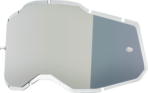 100% Accuri 2/Racecraft 2/Strata 2 Lens - Injected - Silver 59091-00001