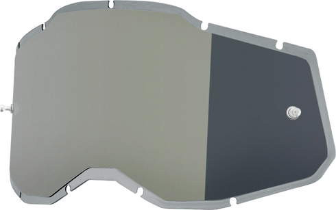 100% Accuri 2/Racecraft 2/Strata 2 Lens - Injected - Silver Mirror 59091-00002