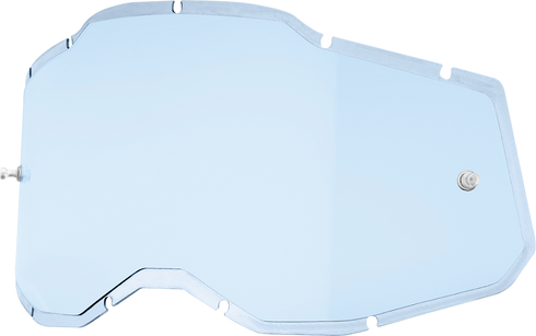 100% Accuri 2/Racecraft 2/Strata 2 Lens - Injected - Blue 59090-00002