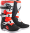 ALPINESTARS Youth Tech 3S Boots - Black/White/Fluorescent Red - US 5 / EU 38 2014018-1231-5