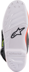ALPINESTARS Youth Tech 7S Boots - Black/Gray/Red/White/Yellow - US 4 / EU 37 2015017-9058-4