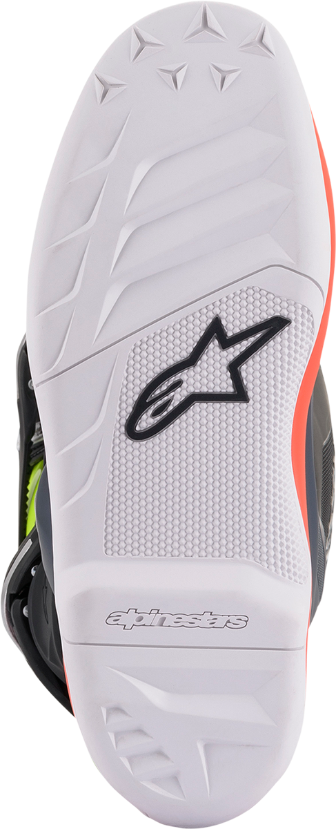 ALPINESTARS Youth Tech 7S Boots - Black/Gray/Red/White/Yellow - US 6 / EU 39 2015017-9058-6